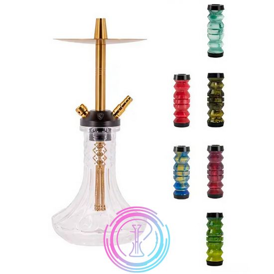 Cachimba Cold Smoke Arrow Mini Gold Resin