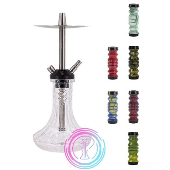 Cachimba Cold Smoke Arrow Mini Silver Resin