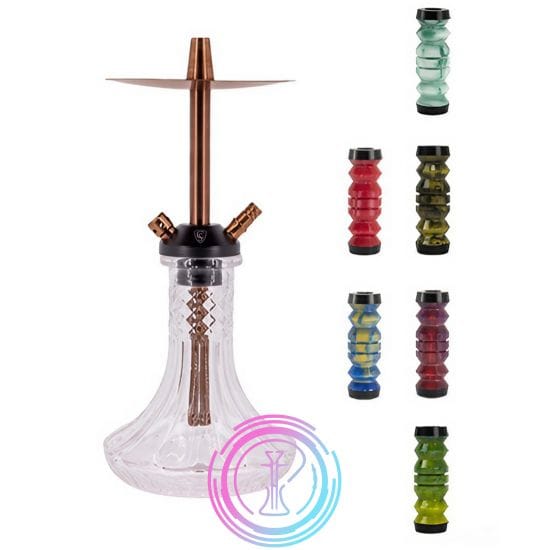 Cachimba Cold Smoke Arrow Mini Rose Gold Resin