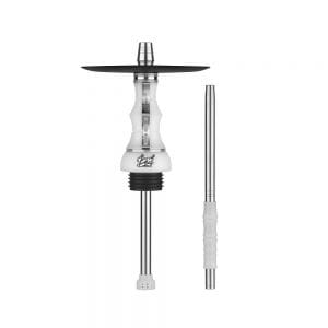 Alpha Hookah Mini Beat White Silver Alpha Hookah Mini Beat White Silver