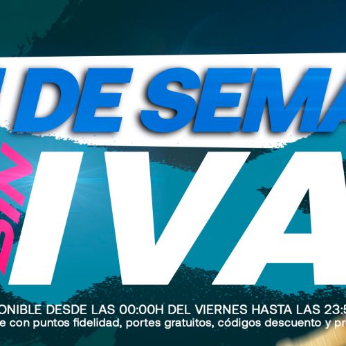 Fin de semana sin IVA: ¡consigue tus productos favoritos con un 21% de descuento!
