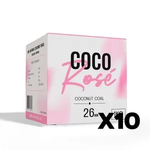 Pack 10Kg Carbon Natural CocoRose 26mm