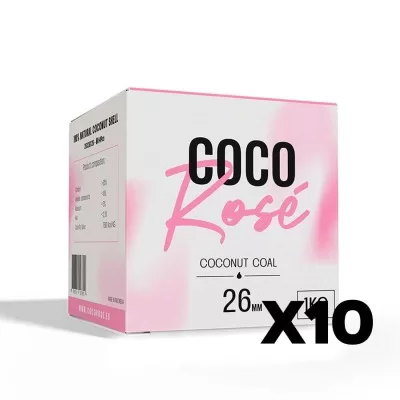 Pack 10Kg Carbon Natural CocoRose 26mm