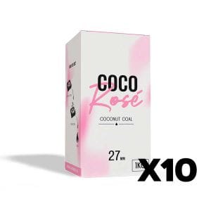 Pack 10Kg Carbon Natural CocoRose 27mm