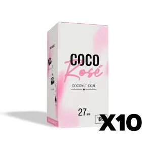 Pack 10Kg Carbon Natural CocoRose 27mm