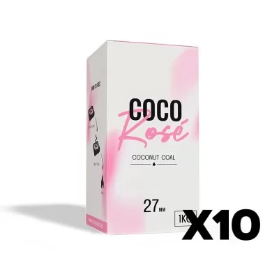 Pack 10Kg Carbon Natural CocoRose 27mm