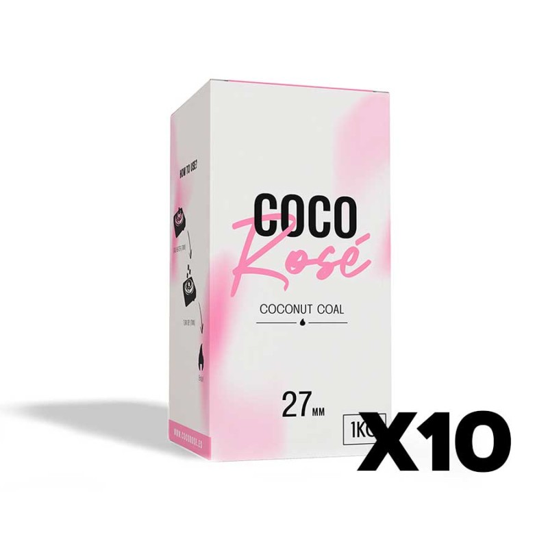 Pack 10Kg Carbon Natural CocoRose 27mm Pack 10Kg Carbon Natural CocoRose 27mm