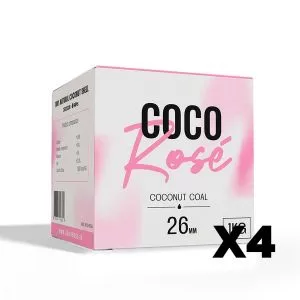 Pack 4Kg Carbon Natural CocoRose 26mm
