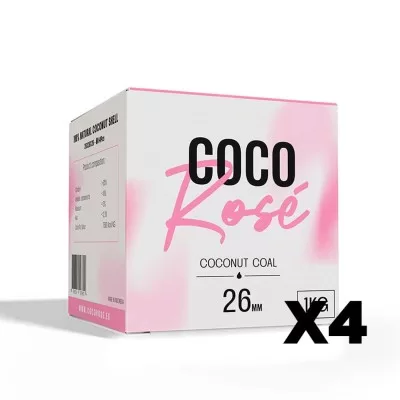 Pack 4Kg Carbon Natural CocoRose 26mm