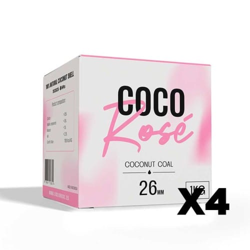 Pack 4Kg Carbon Natural CocoRose 26mm