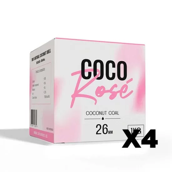 Pack 4Kg Carbon Natural CocoRose 26MM