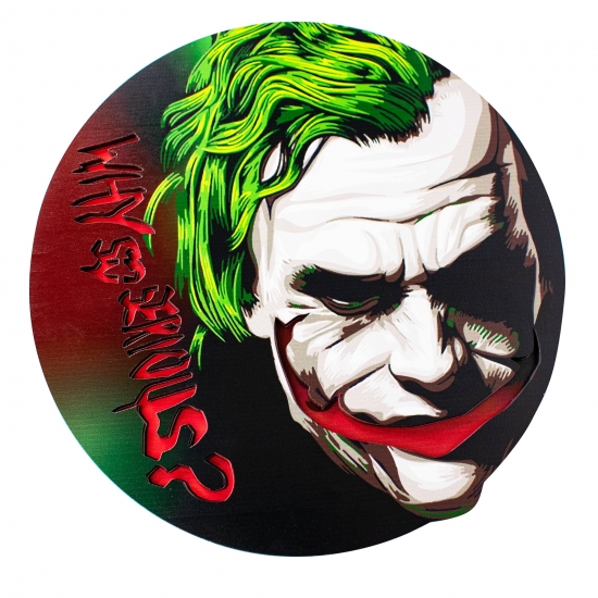 Tapete FullColor 3DS - Why so Serious Tapete FullColor 3DS - Why so Serious