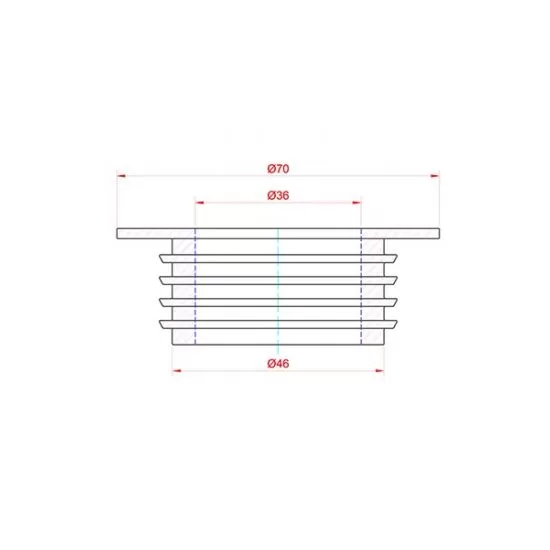 Goma junta Base - Blanca BA33 28mm