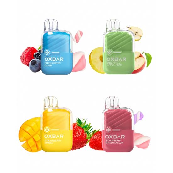 Pack 4 Pods Desechables Oxbar 