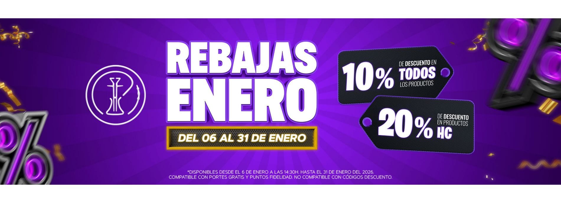 Rebajas Enero 2026 | Hispacachimba