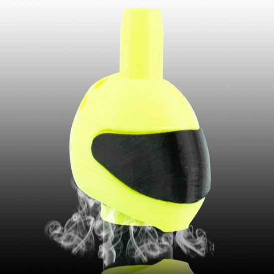 Boquilla 3DS Casco de Moto Amarillo Boquilla 3DS Casco de Moto Amarillo
