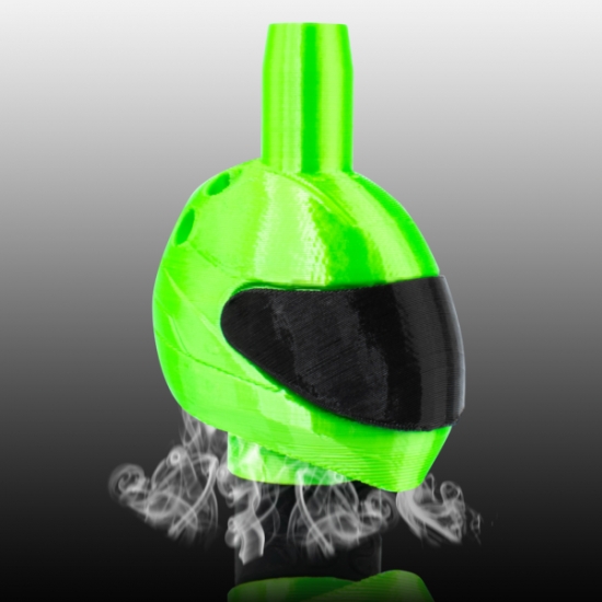 Boquilla 3DS Casco de Moto Verde Boquilla 3DS Casco de Moto Verde