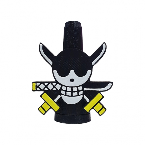 Boquilla 3D HC Calavera Espadas Boquilla 3D HC Calavera Espadas