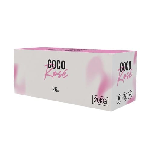 Pack 20Kg Carbon Natural CocoRose 26mm