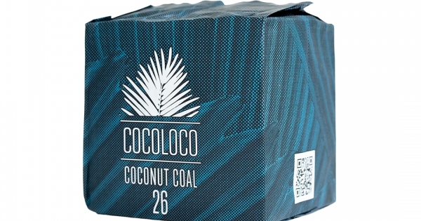 Carbon natural para cachimba CocoLoco 27mm 1Kg - Hispaca