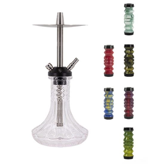 Cachimba Cold Smoke Arrow Mini Silver Resin