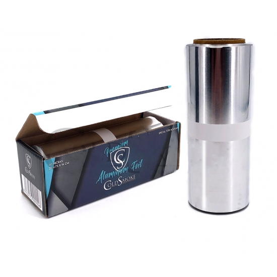 Rollo Papel Aluminio Cold Smoke 40 Micras Rollo Papel Aluminio Cold Smoke 40 Micras