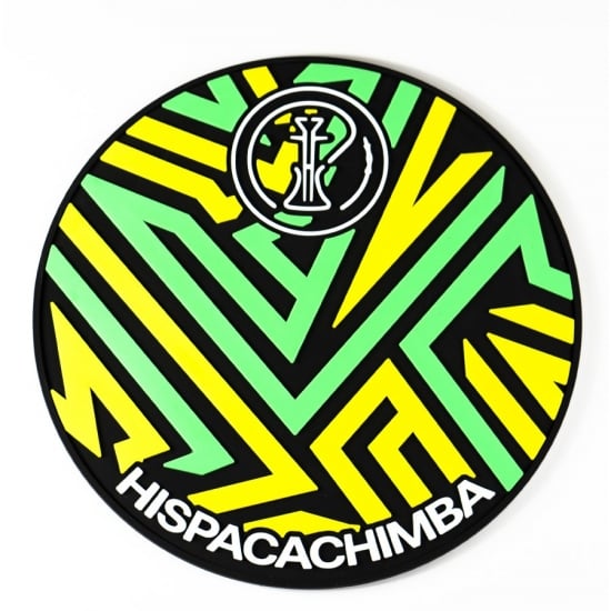 Tapete Silicona Circular HC Green Yellow Tapete Silicona Circular HC Green Yellow