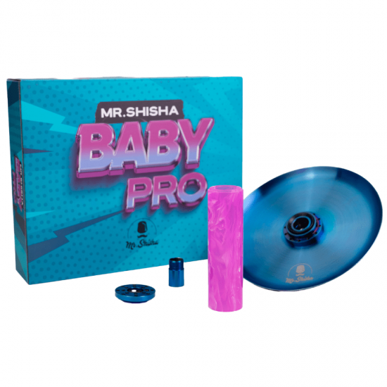 Kit Mr Shisha Baby Pro Blue Kit Mr Shisha Baby Pro Blue