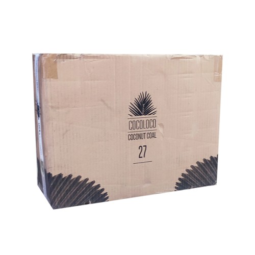 Pack 20Kg Carbon Natural CocoLoco 27mm