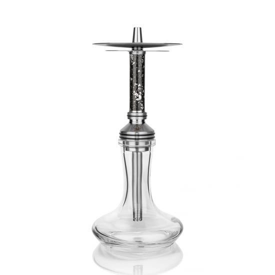 Cachimba Steamulation Xpansion Mini Carbon Silver Leaf
