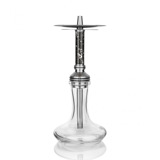 Cachimba Steamulation Xpansion Mini Carbon Silver Leaf Cachimba Steamulation Xpansion Mini Carbon Silver Leaf