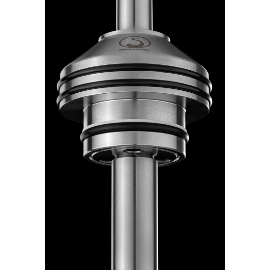 Cachimba Steamulation Xpansion Mini Epoxy Black Gold Cachimba Steamulation Xpansion Mini Epoxy Black Red